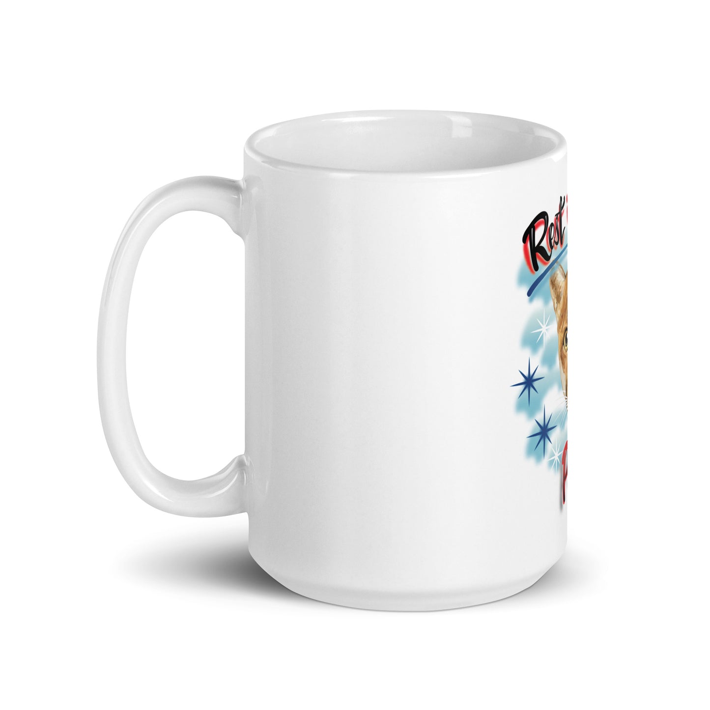 RIP P-22 White glossy mug